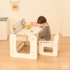 [베네베네] 스마트 플레이 유아 아기 자석 블럭 보드 화이트보드 높이 각도 조절 책상 의자 세트 (SET2)