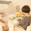 [베네베네] 스마트 플레이 유아 아기 자석 블럭 보드 화이트보드 높이 각도 조절 책상 의자 세트 (SET1)